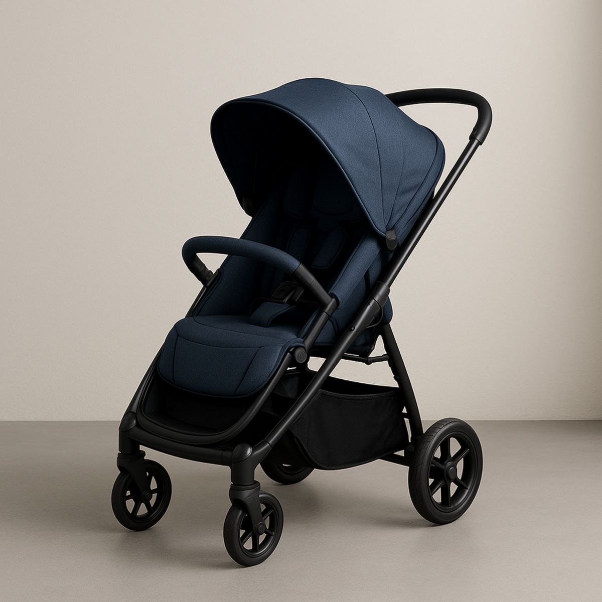 Barnevogn Sportsvogn Blå 60x50x100cm Stoff/Aluminium