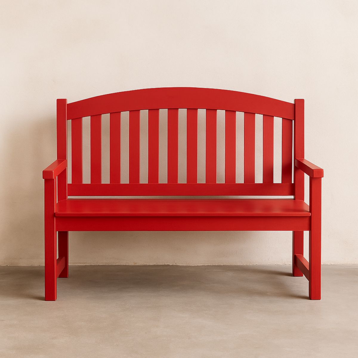 Hagebenk Rektangulær Rød Tre 120x60x90cm