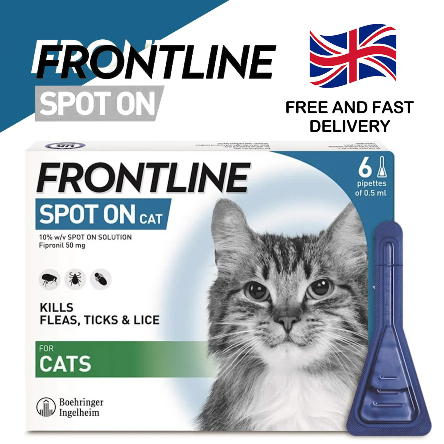 FRONTLINE® Spot-on Flea Tick Treatment for Cats