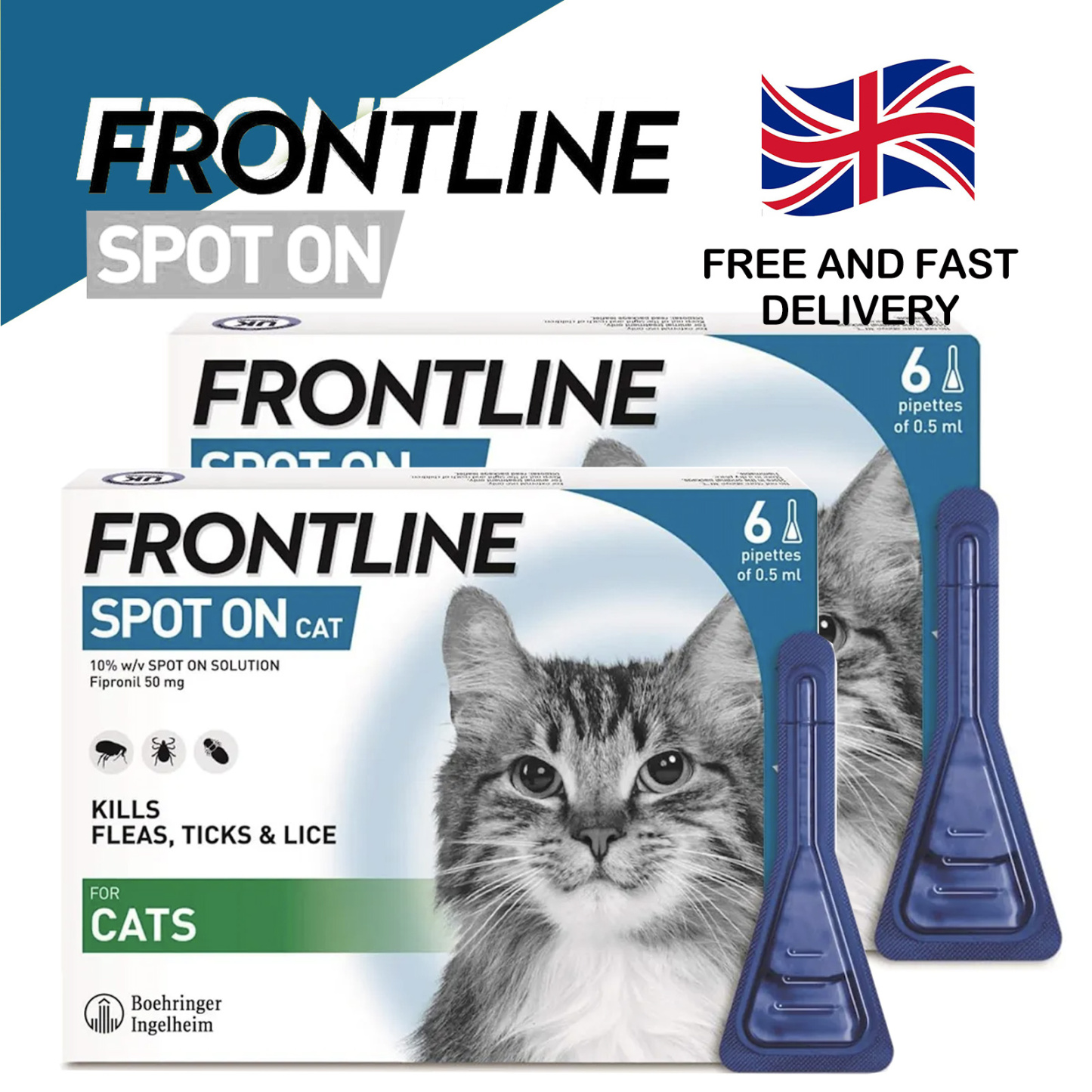 FRONTLINE® Spot-on Flea Tick Treatment for Cats
