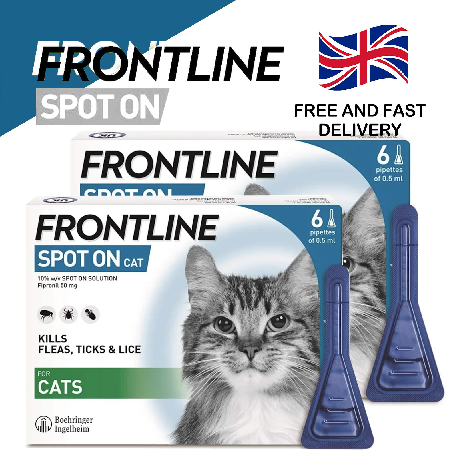FRONTLINE® Spot-on Flea Tick Treatment for Cats