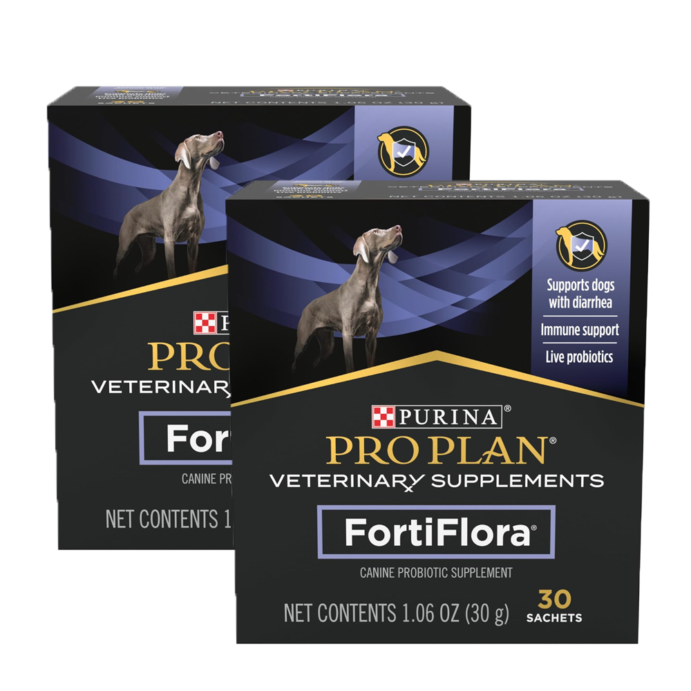 Purina Pro Plan Veterinary Supplements FortiFlora Dog Probiotic Supplement, Canine Nutritional Supplement 