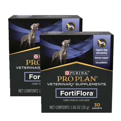 Purina Pro Plan Veterinary Supplements FortiFlora Dog Probiotic Supplement, Canine Nutritional Supplement 