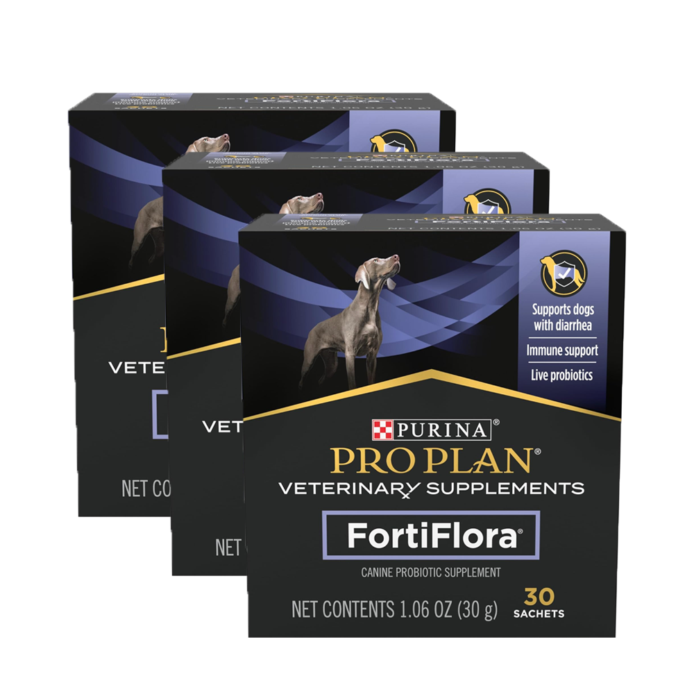 Purina Pro Plan Veterinary Supplements FortiFlora Dog Probiotic Supplement, Canine Nutritional Supplement 