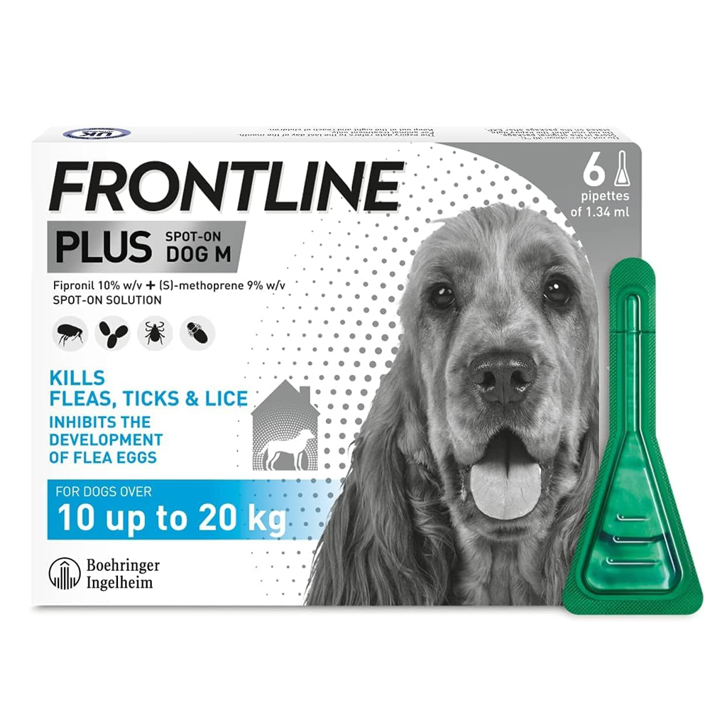 FRONTLINE? Plus Flea Tick Treatment for Medium Dogs (10-20kg)