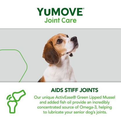 YuMOVE Joint Care for Senior Dogs, 120 Tablets | High Strength Joint Supplement for Older, Stiff Dogs