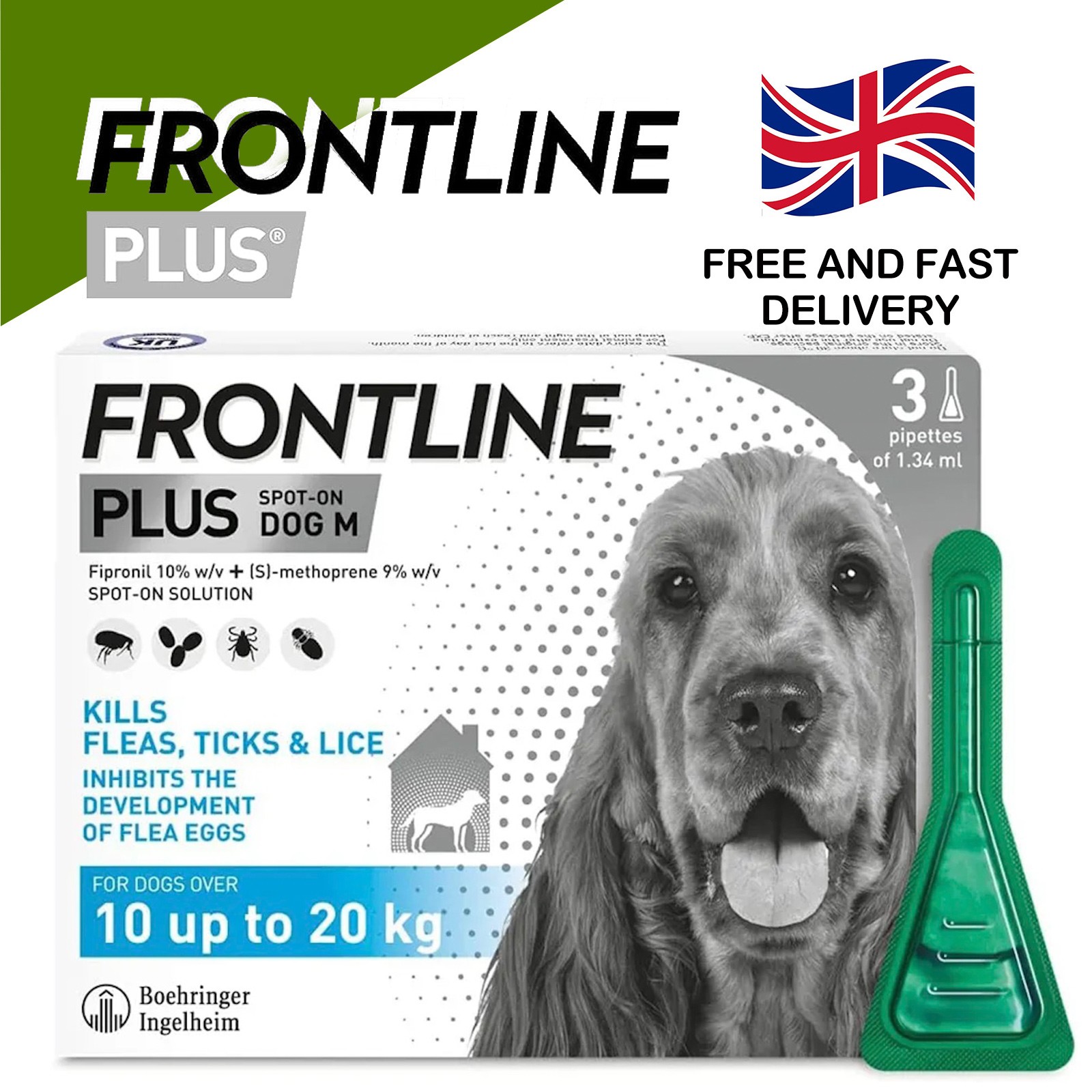 FRONTLINE? Plus for Dogs UK | Flea & Tick Treatment | Free Delivery