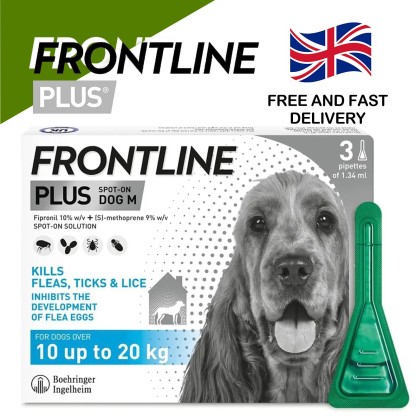 FRONTLINE? Plus for Dogs UK | Flea & Tick Treatment | Free Delivery