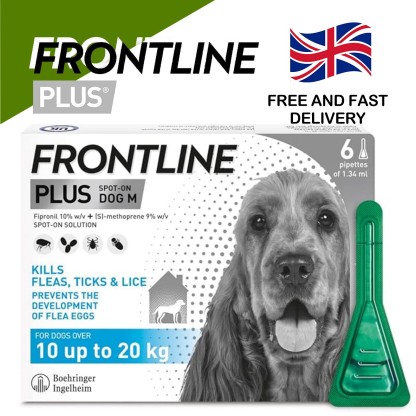 FRONTLINE? Plus for Dogs UK | Flea & Tick Treatment | Free Delivery