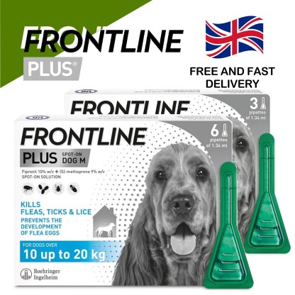 FRONTLINE? Plus for Dogs UK | Flea & Tick Treatment | Free Delivery