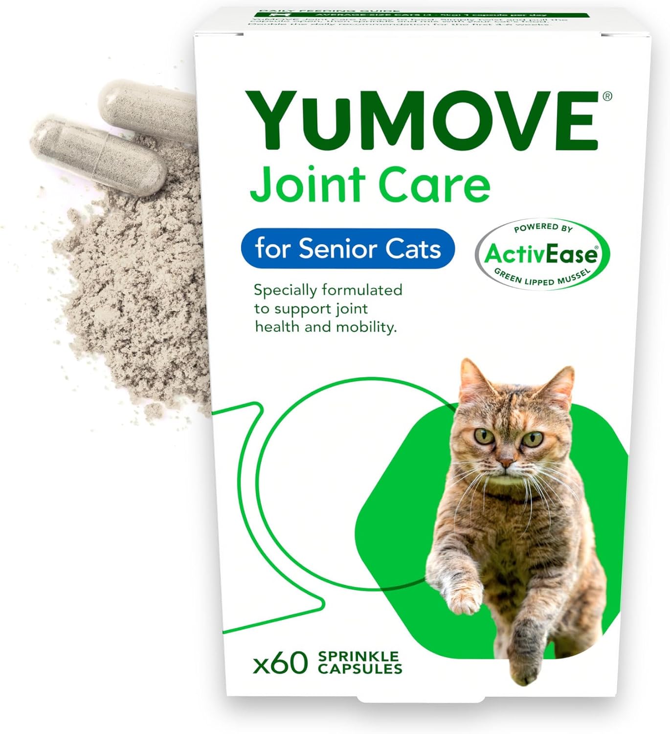 YuMOVE Senior Cat Joint Supplement | Glucosamine + Chondroitin | 60 Capsules