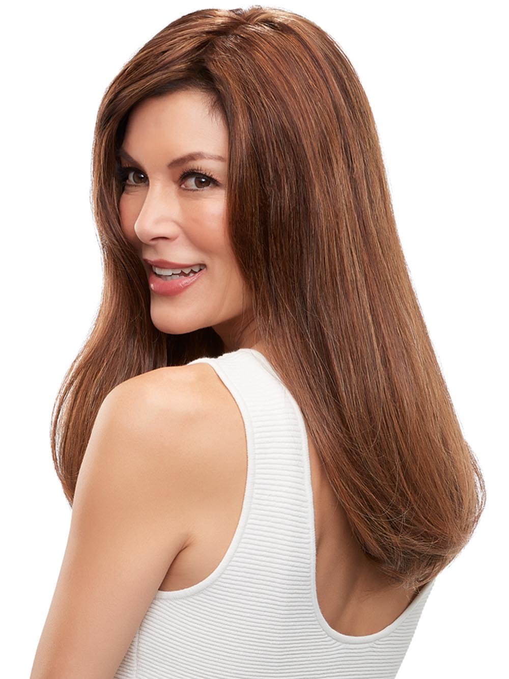 Top Form French 18" | Remy Human Hair Topper (Mono Top)-Lelony