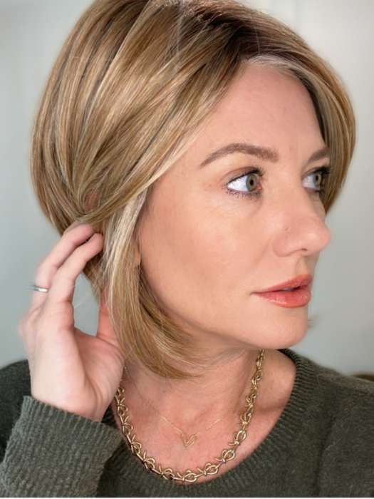 Straight Up With a Twist | HF Synthetic Lace Front Wig (Mono Top)-Lelony