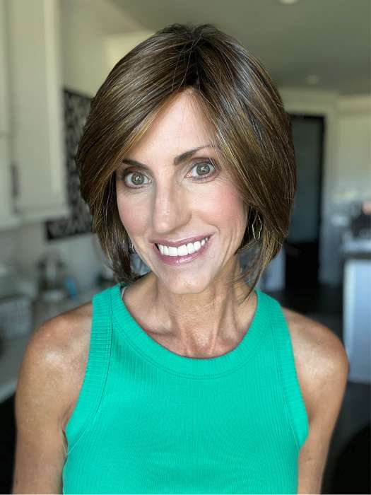 Straight Up With a Twist | HF Synthetic Lace Front Wig (Mono Top)-Lelony