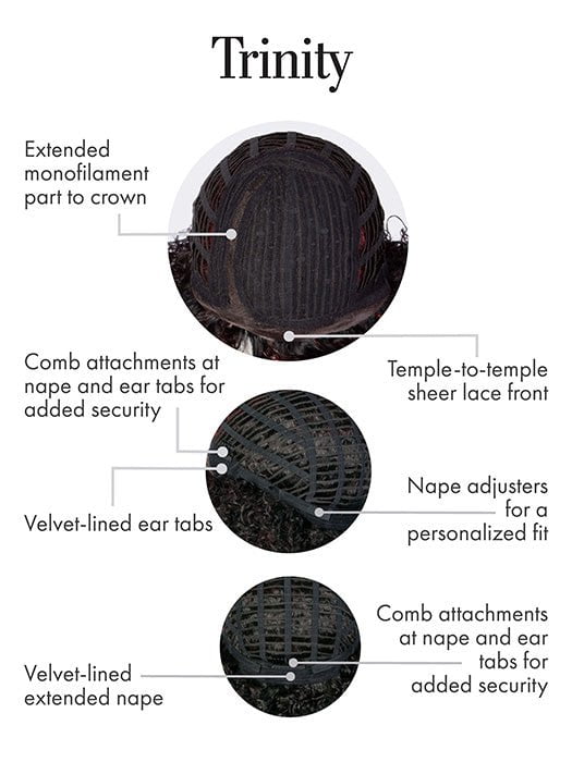 Trinity | Synthetic Lace Front Wig (Mono Part)-Lelony