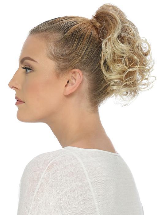 Ponytail Spring Clip | Synthetic Clip On Hairpiece-Lelony