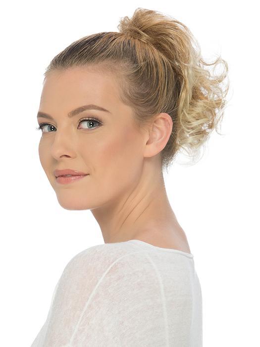 Ponytail Spring Clip | Synthetic Clip On Hairpiece-Lelony