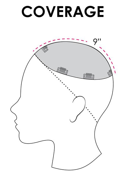 Top Smart HH 12" | Lace Front Remy Human Hair Topper (Mono Top)-Lelony