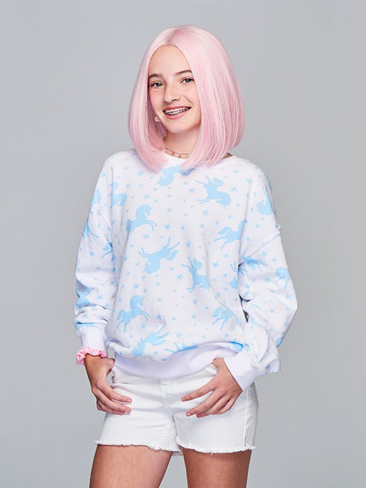 Sweetly Pink | Synthetic Lace Front Wig (Mono Part)-Lelony