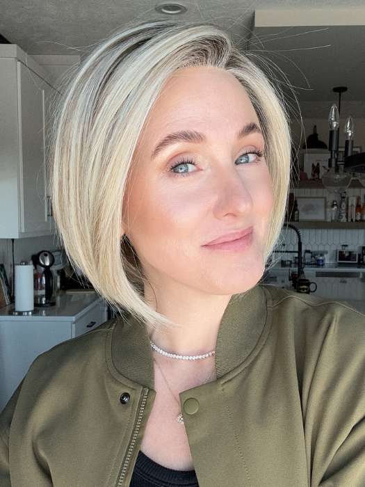 Straight Up With a Twist | HF Synthetic Lace Front Wig (Mono Top)-Lelony