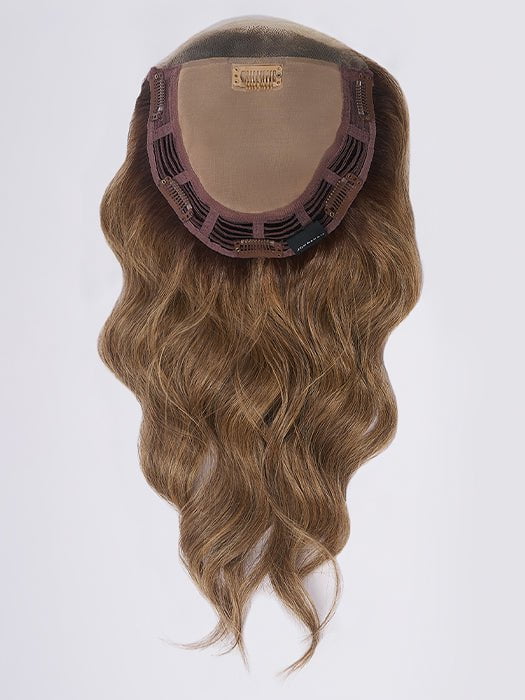 Top Trend Lace Wavy 14” | Synthetic Lace Front Hair Topper (Mono Top)-Lelony