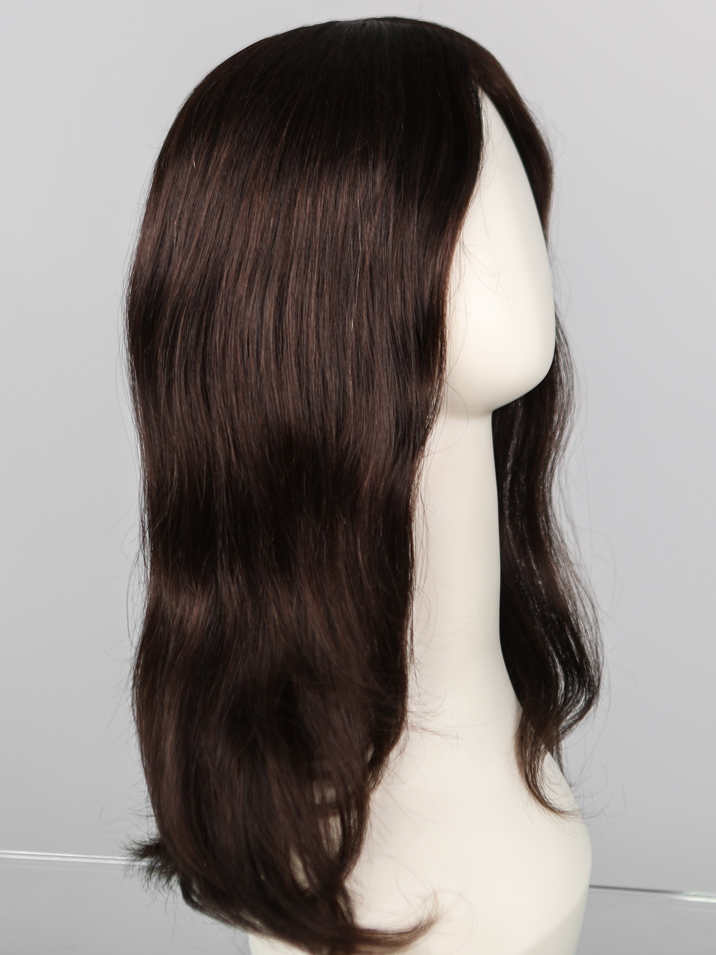 Top Billing 16" | Human Hair Lace Front Topper (Mono Top)-Lelony
