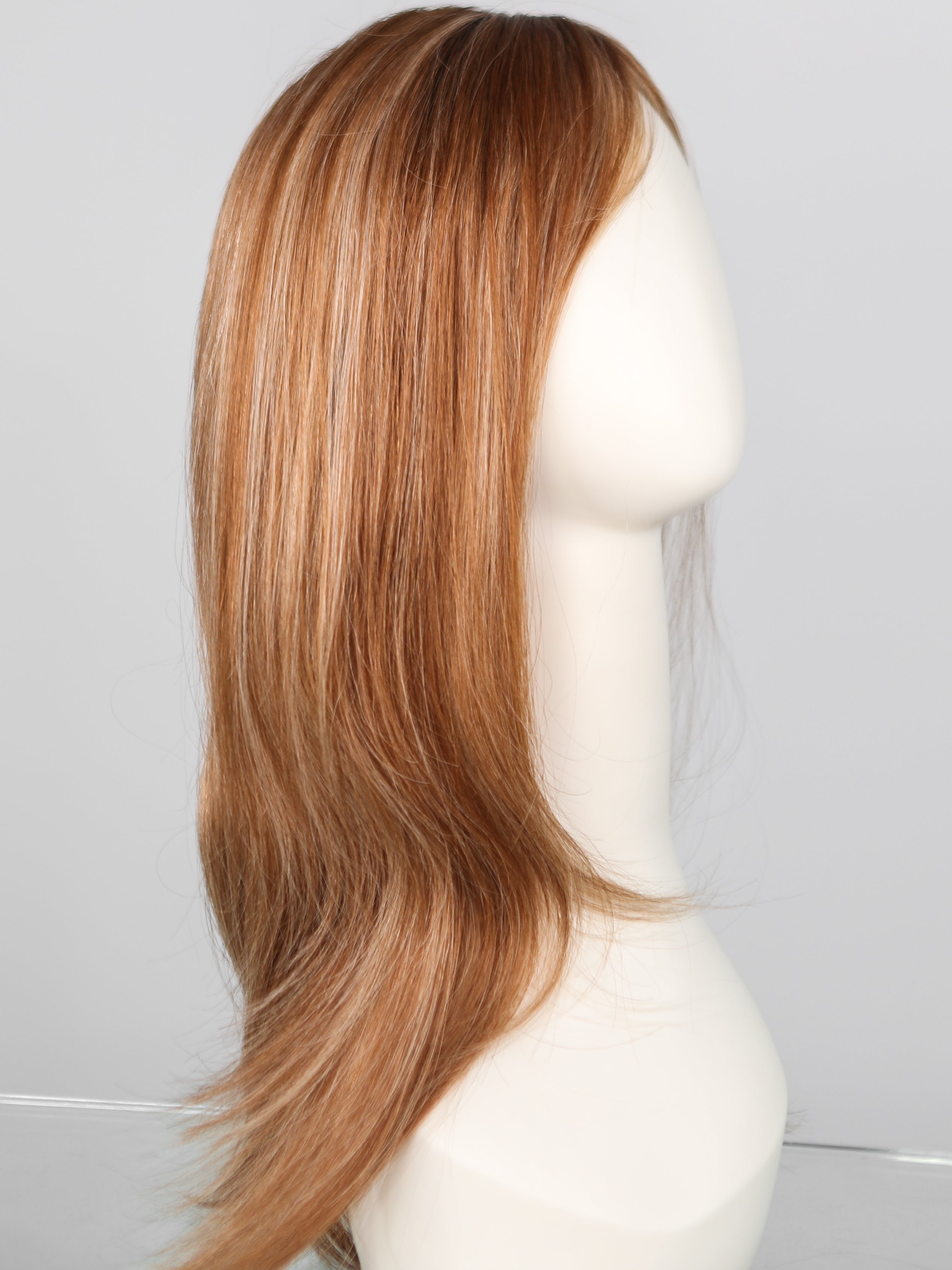 Top Billing 16" | Human Hair Lace Front Topper (Mono Top)-Lelony
