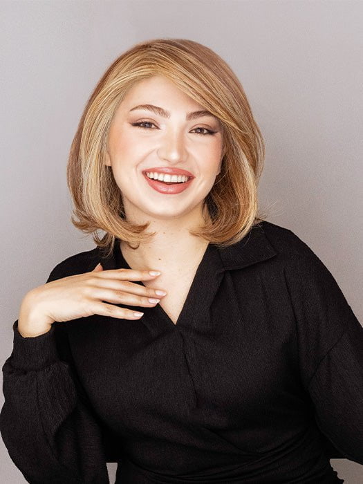 Upstage Petite | HF Synthetic Lace Front Wig (Hand-Tied)-Lelony