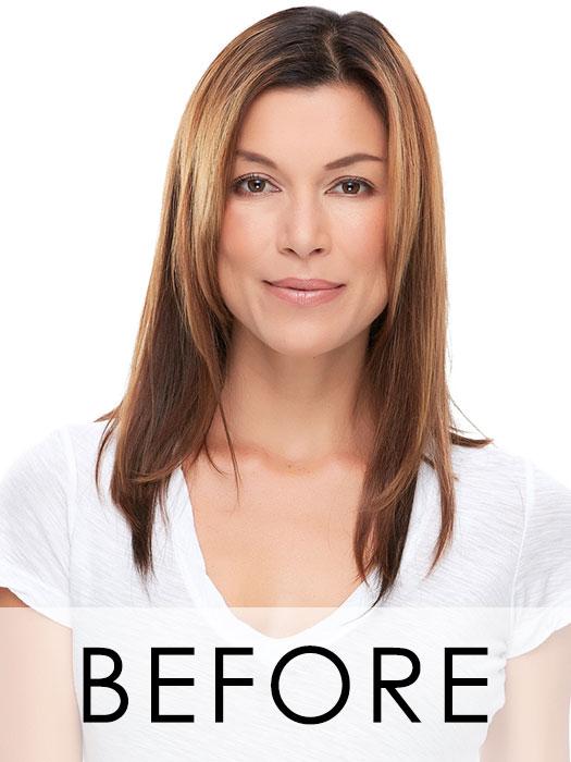 Top Smart 18" | Lace Front Synthetic Hair Topper-Lelony