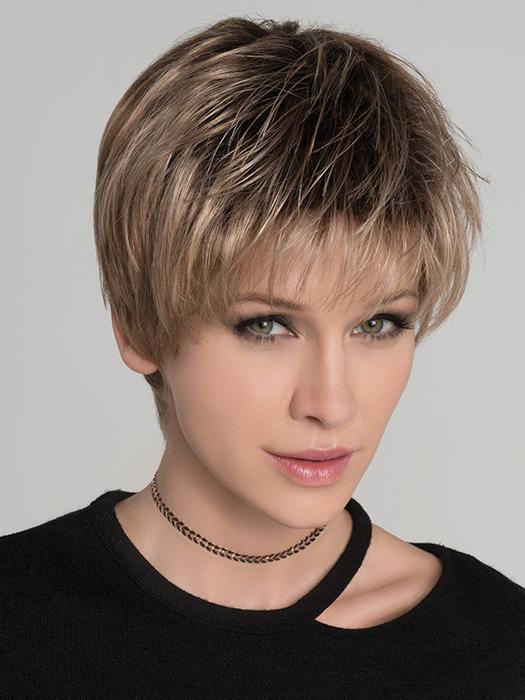 Stop Hi Tec | Short Synthetic Wig (Mono Crown)-Lelony