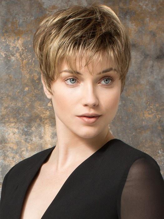 Stop Hi Tec | Short Synthetic Wig (Mono Crown)-Lelony