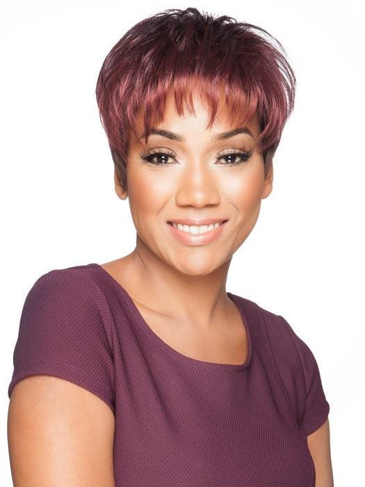 Stop Hi Tec | Short Synthetic Wig (Mono Crown)-Lelony