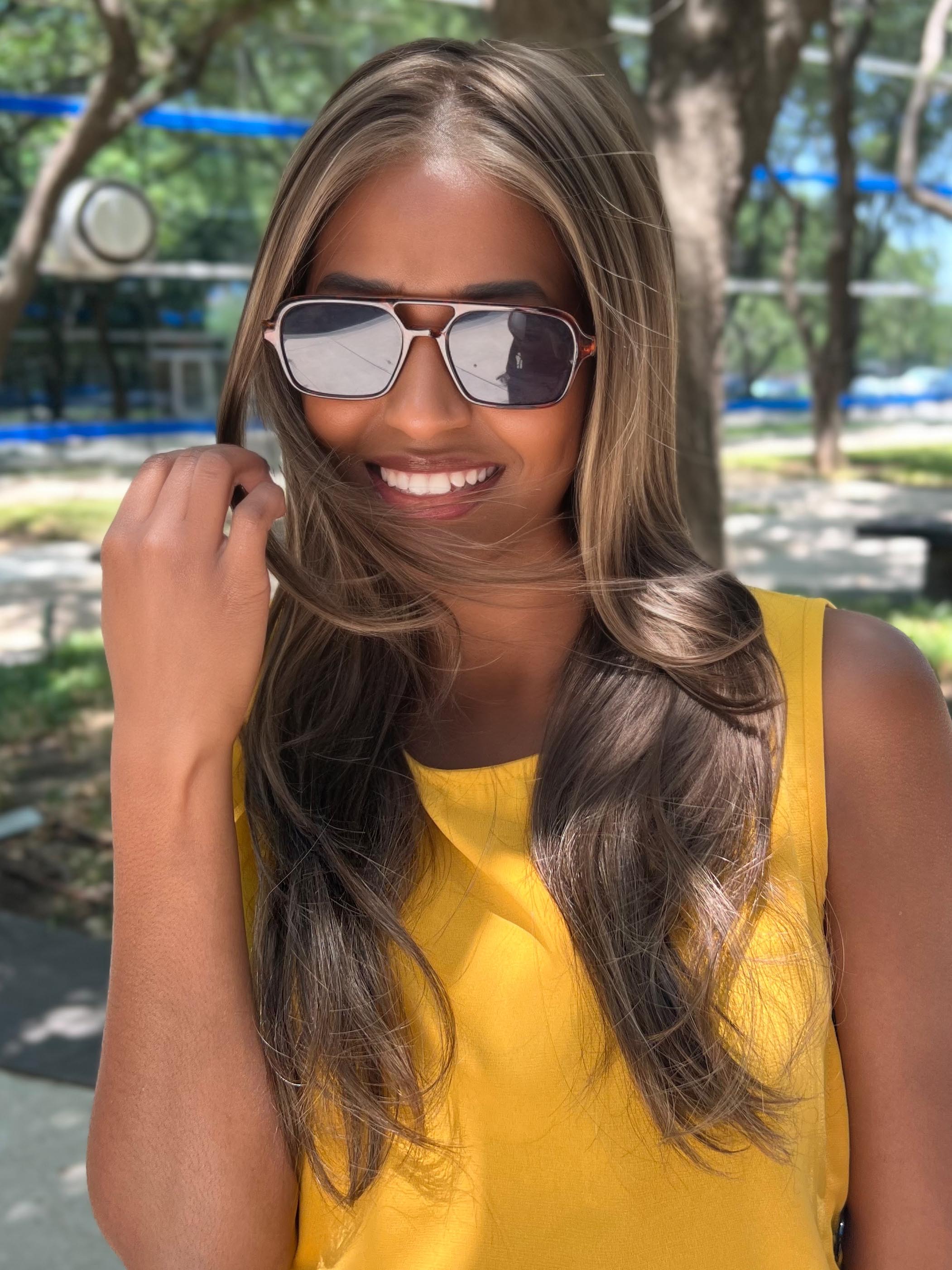 Zara Petite | Synthetic Lace Front Wig (Mono Top)-Lelony