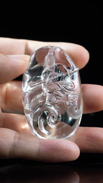 Crystal Sun Wukong. Natural Crystal Carving  NO.2