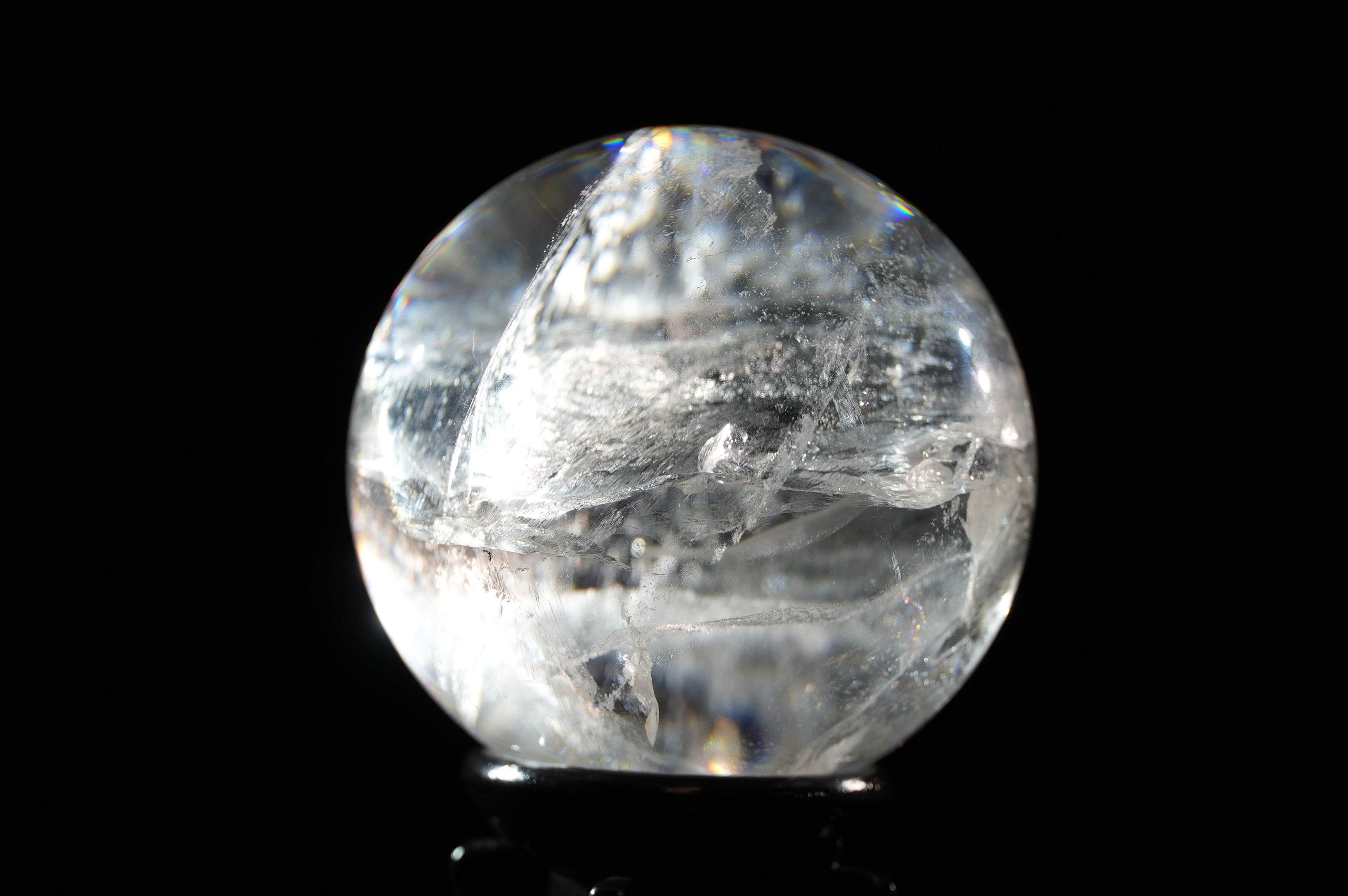 Natural Crystal Ball   10cm Diameter