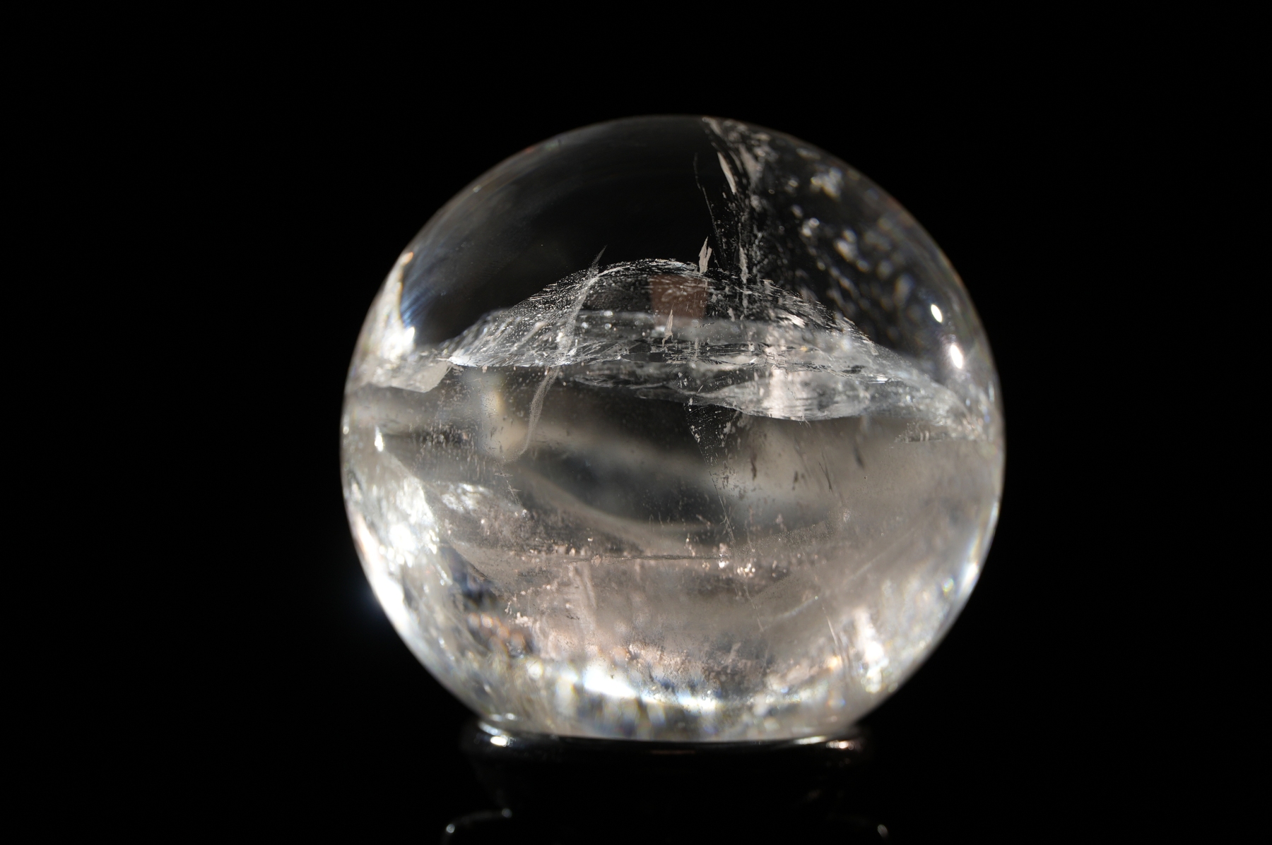 Natural Crystal Ball   10cm Diameter