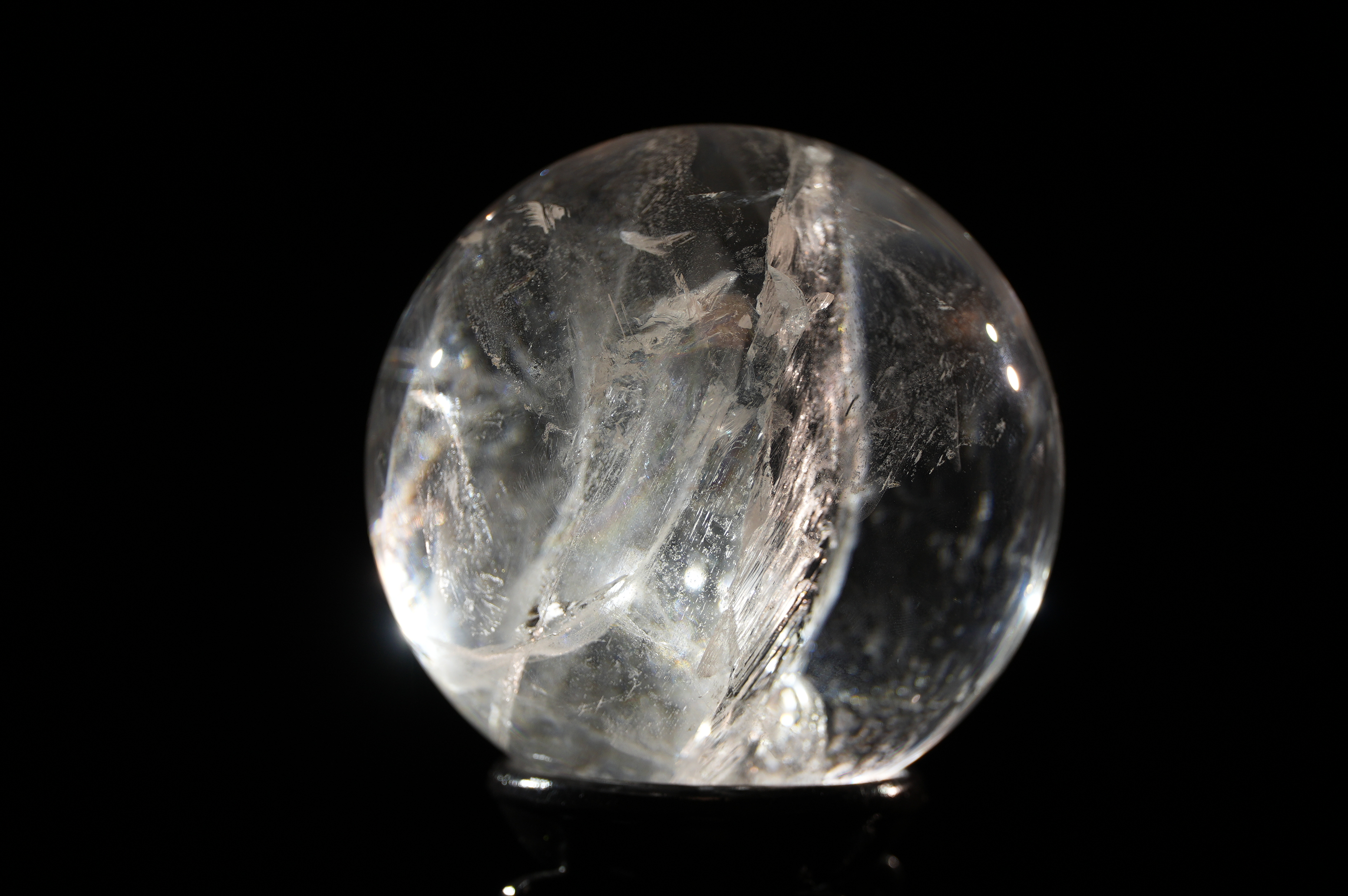 Natural Crystal Ball   10cm Diameter