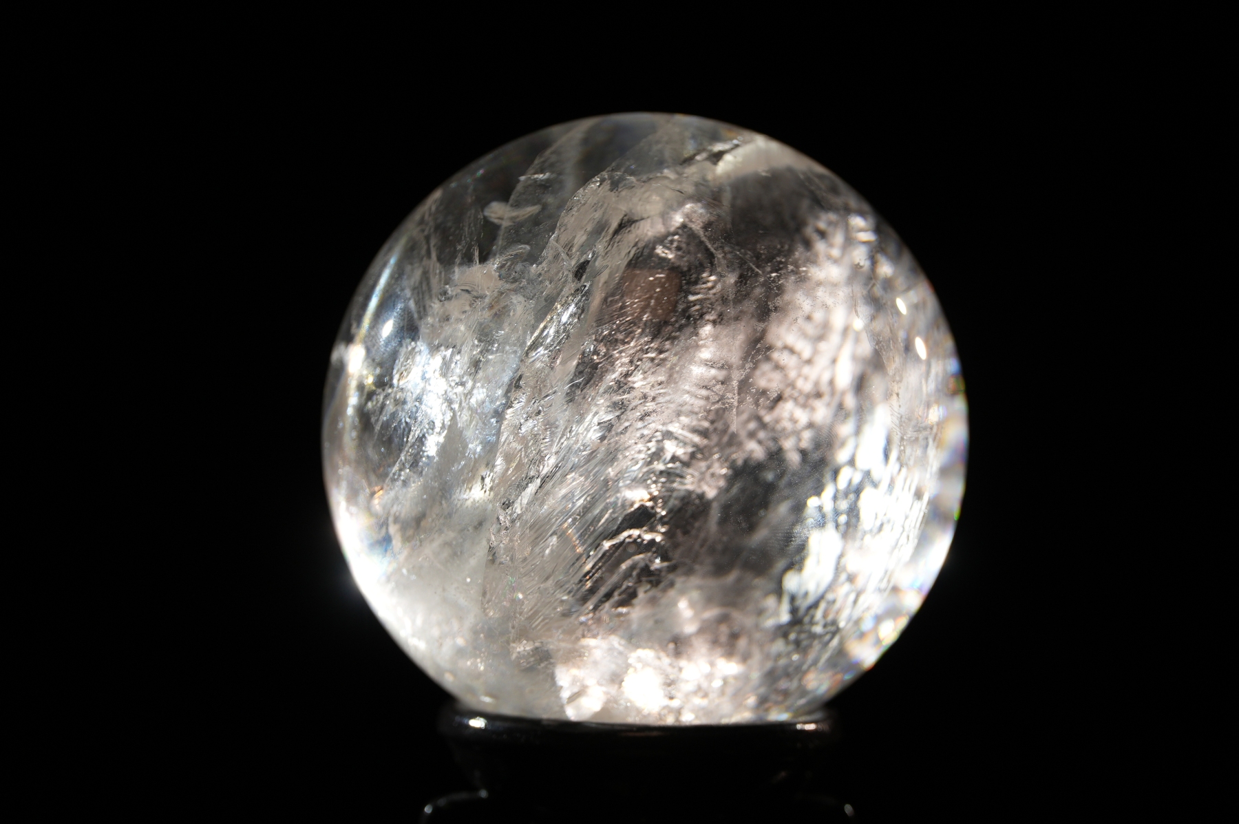 Natural Crystal Ball   10cm Diameter