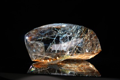 Black & Silver Rutilated Quartz