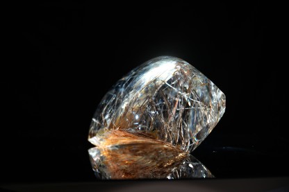 Black & Silver Rutilated Quartz