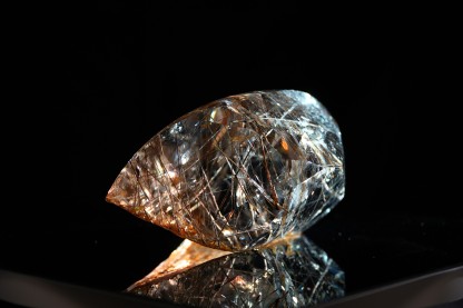 Black & Silver Rutilated Quartz