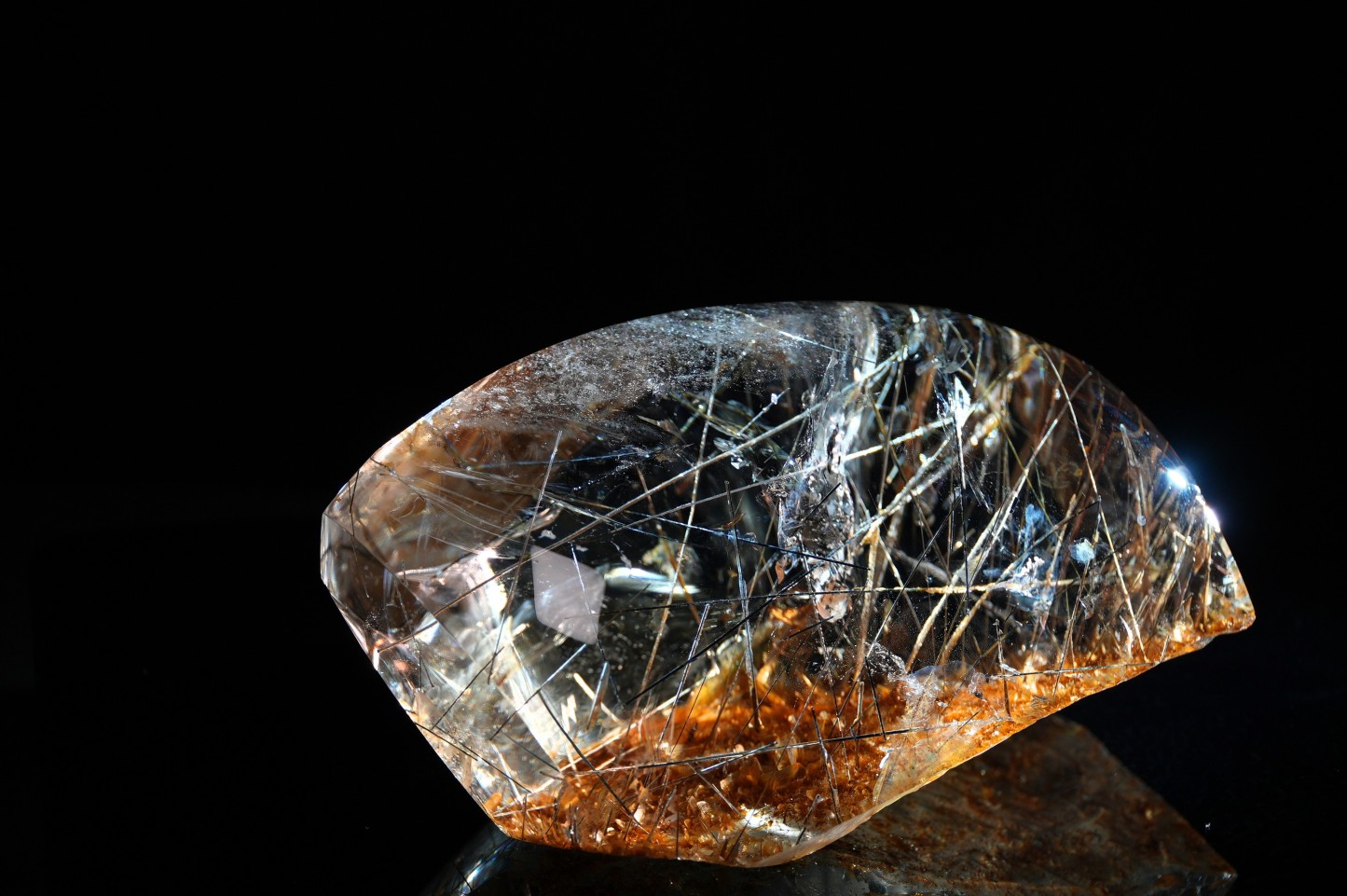 Black & Silver Rutilated Quartz