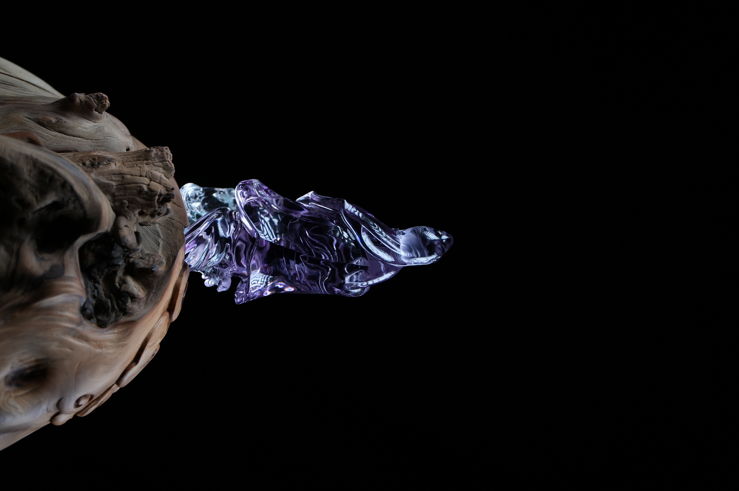 Amethyst Guanyin Stepping on the Waves