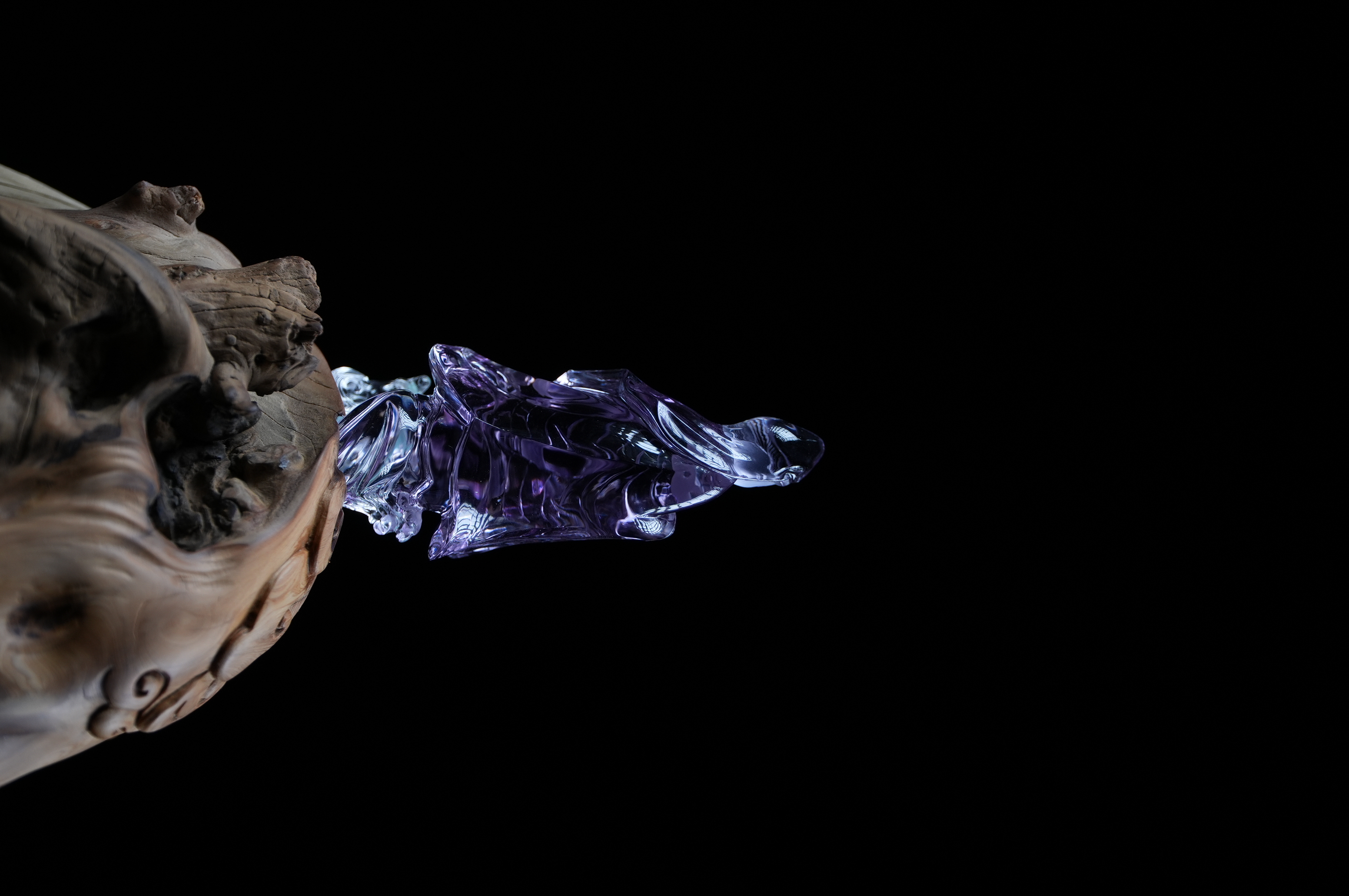 Amethyst Guanyin Stepping on the Waves