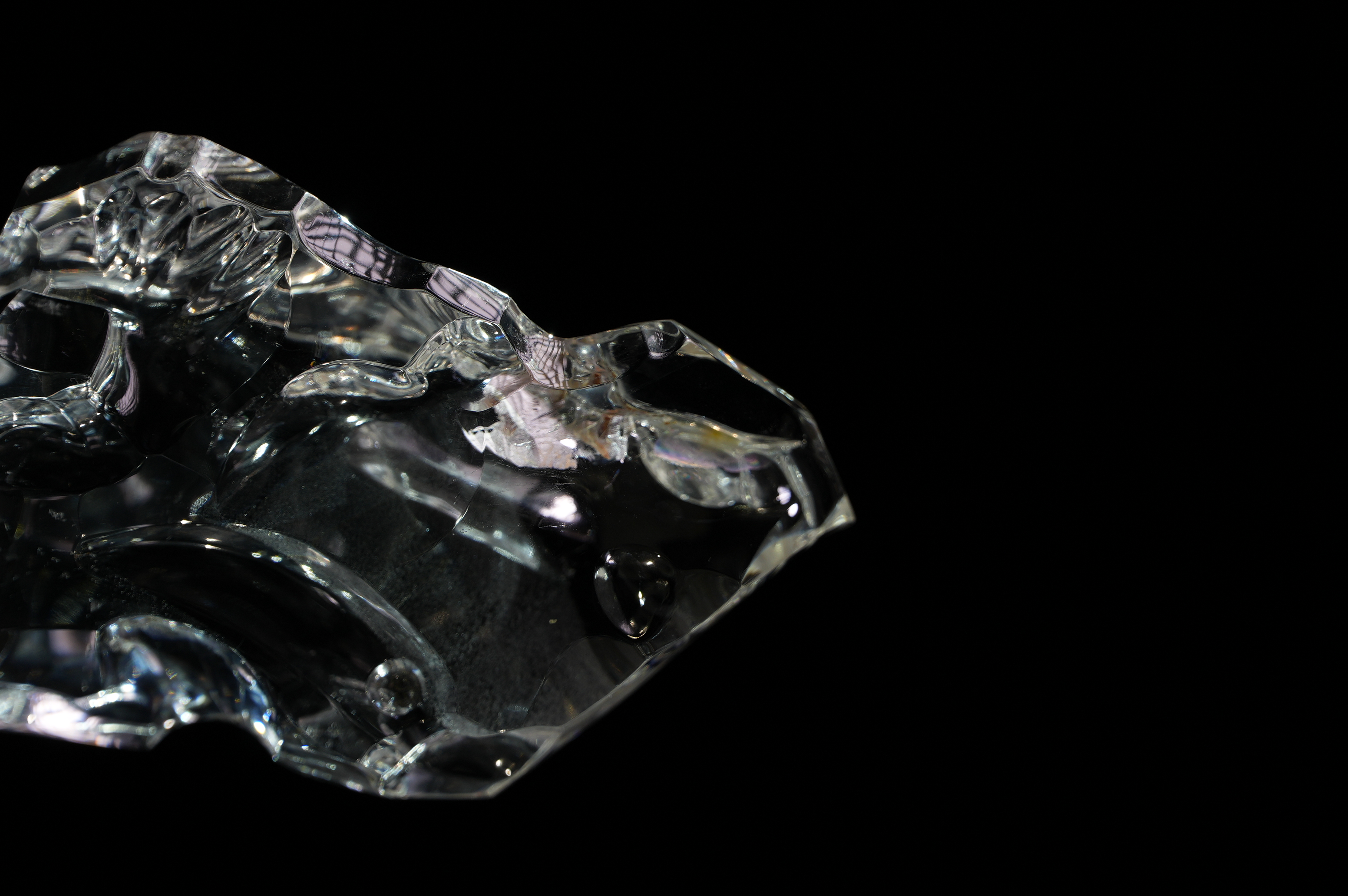 Ultra-clear White Crystal || Casual || Large Ornaments || Handles  NO.2