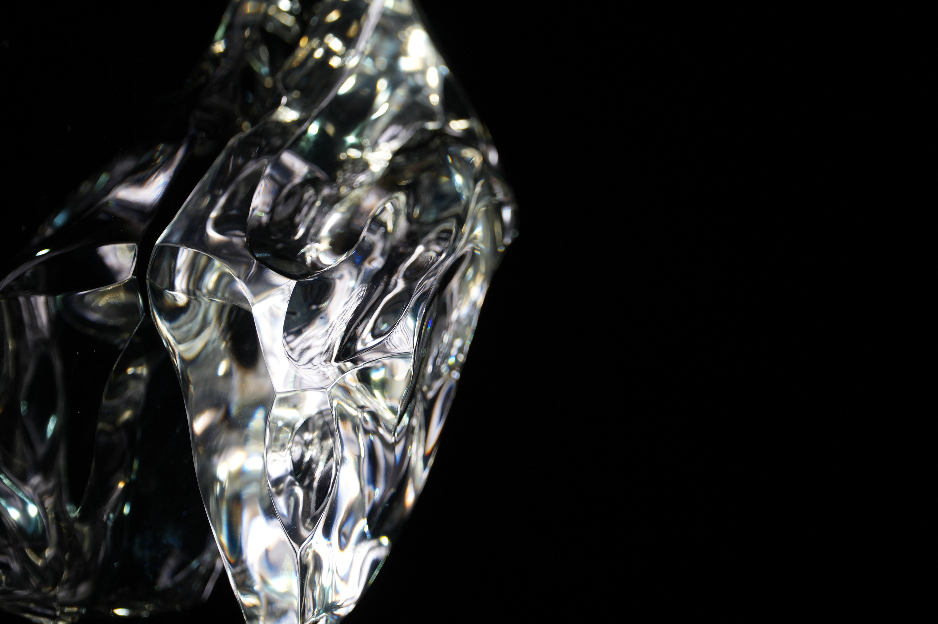 Ultra-clear White Crystal || Casual || Large Ornaments || Handles