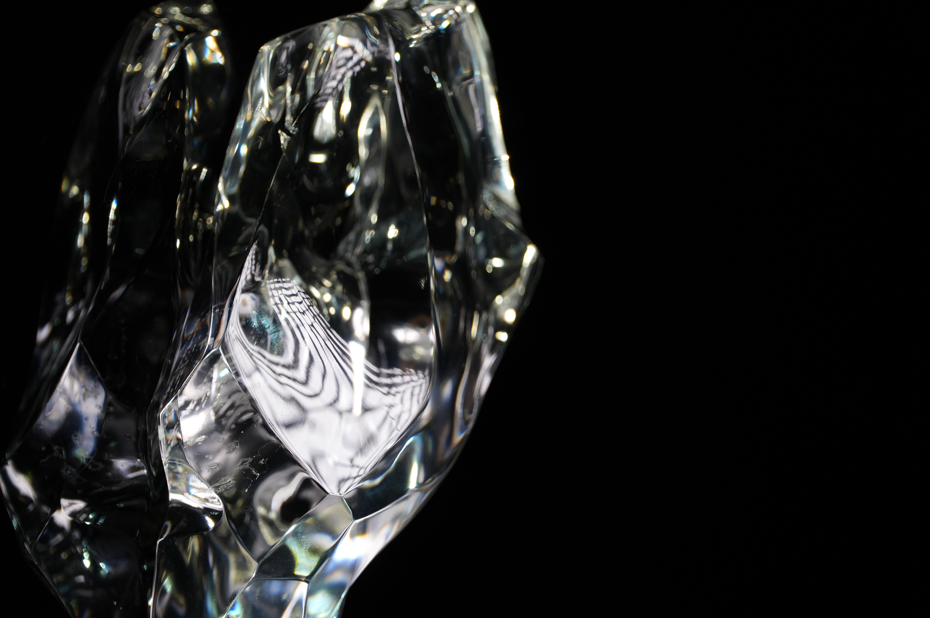 Ultra-clear White Crystal || Casual || Large Ornaments || Handles