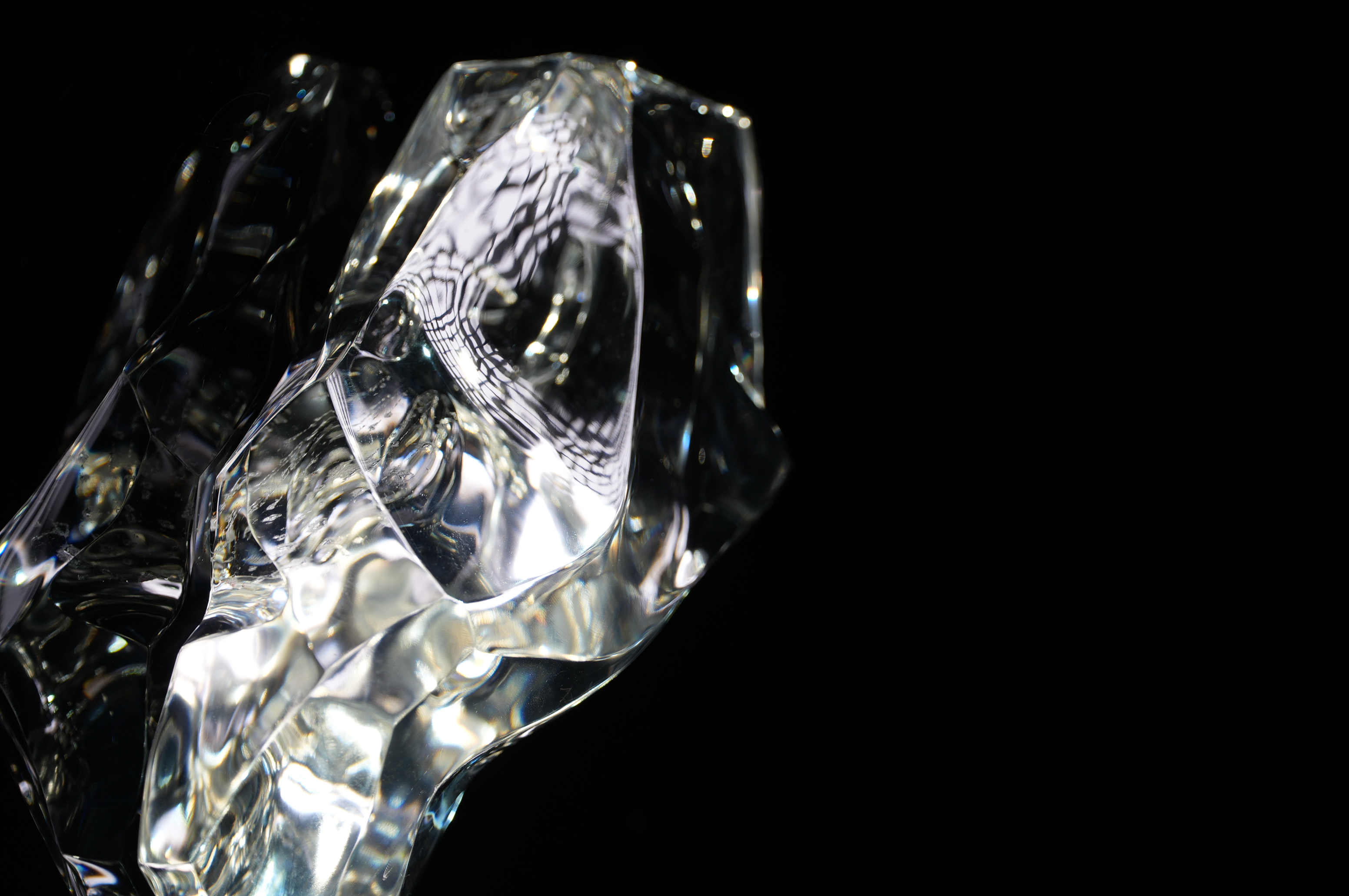 Ultra-clear White Crystal || Casual || Large Ornaments || Handles