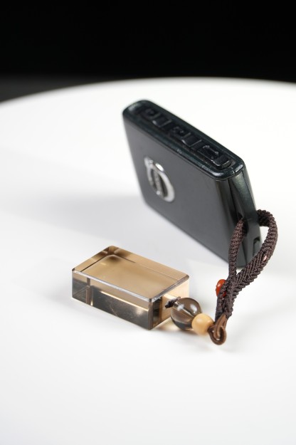 Natural Crystal Keychain