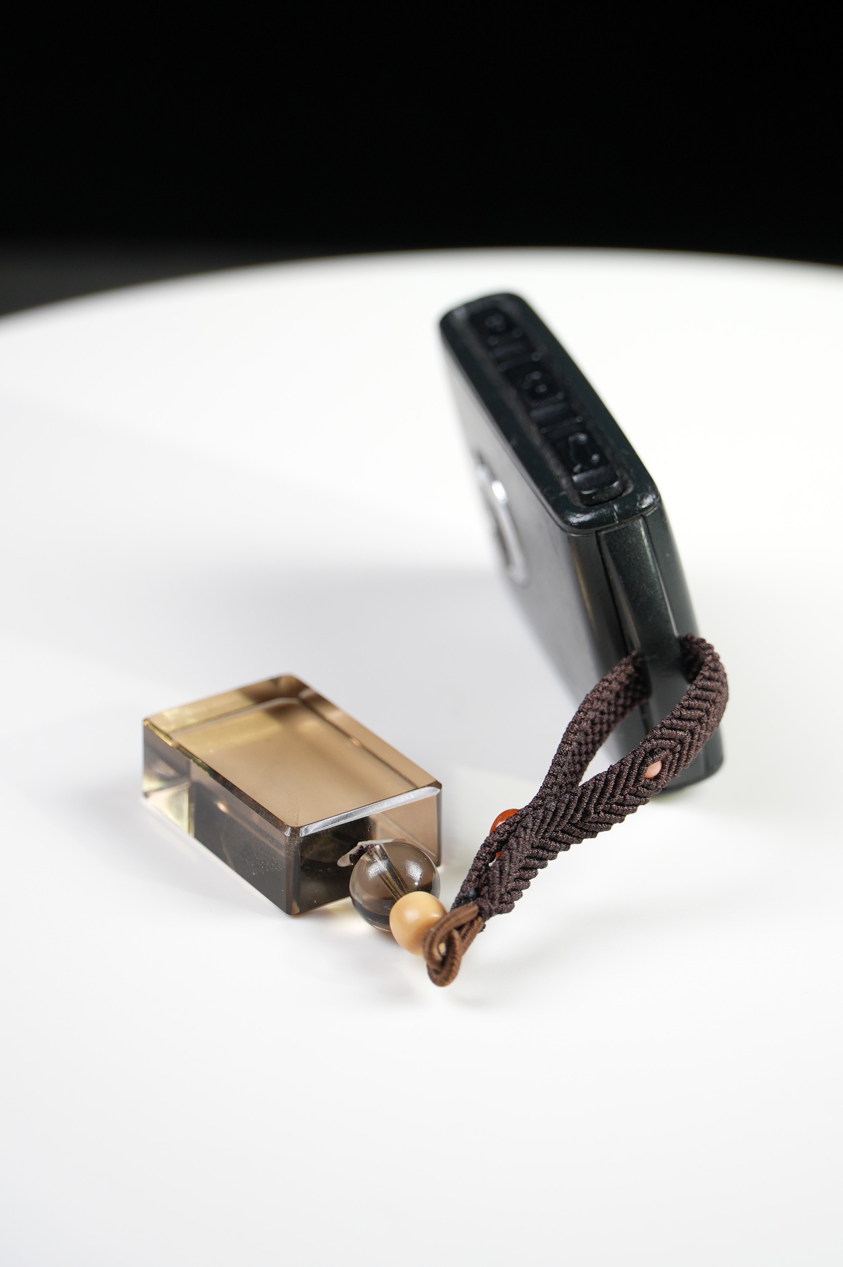 Natural Crystal Keychain